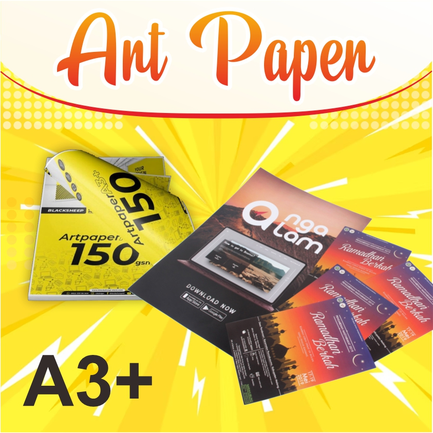 

ARTPAPER / ART CARTON A3+ (120 gr, 150 gr,210gr, 230 gr, 260 gr)