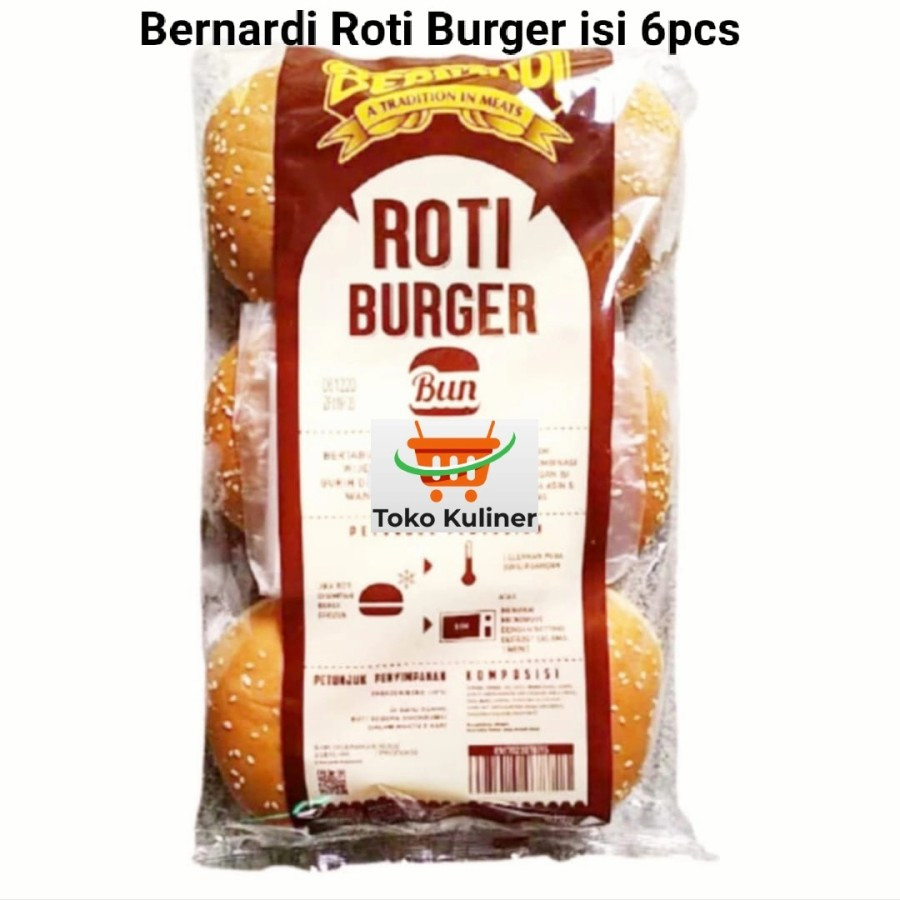

RB Bernardi Roti Burger isi 6pcs