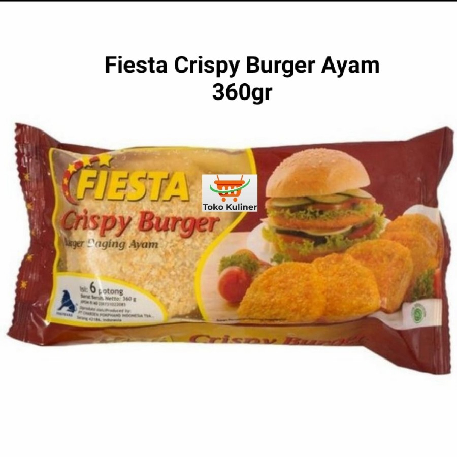 

Fiesta Crispy Burger Ayam 360gr