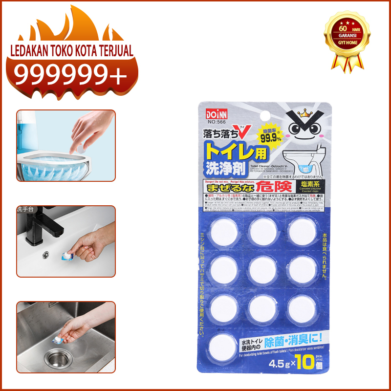 Tablet Disinfektan Clorine Isi 10pcs Tablet Disinfectan Septik Tank Untuk Tangki Air Toren Septic Tank Biofil Biotank Bio