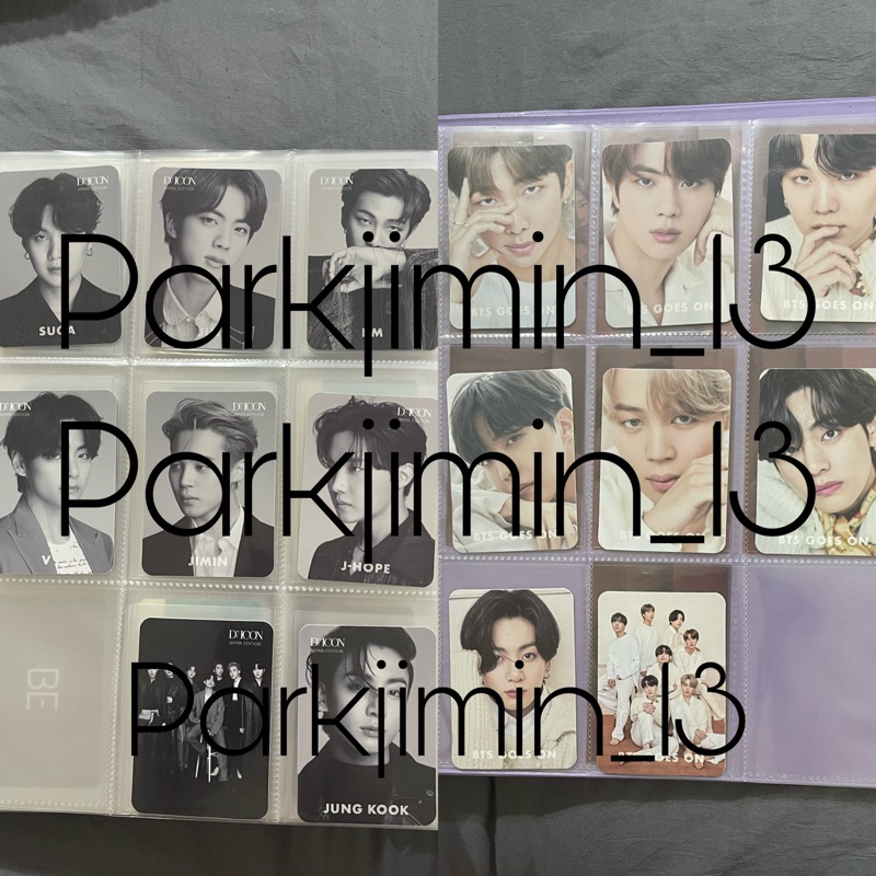 BTS Dicon Japan Edition Photocard Official