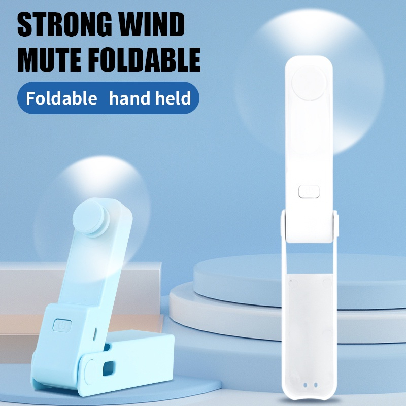 Kipas Angin Lipat Mini Portabel/Folding Mini Fan USb Multifungsi Kipas