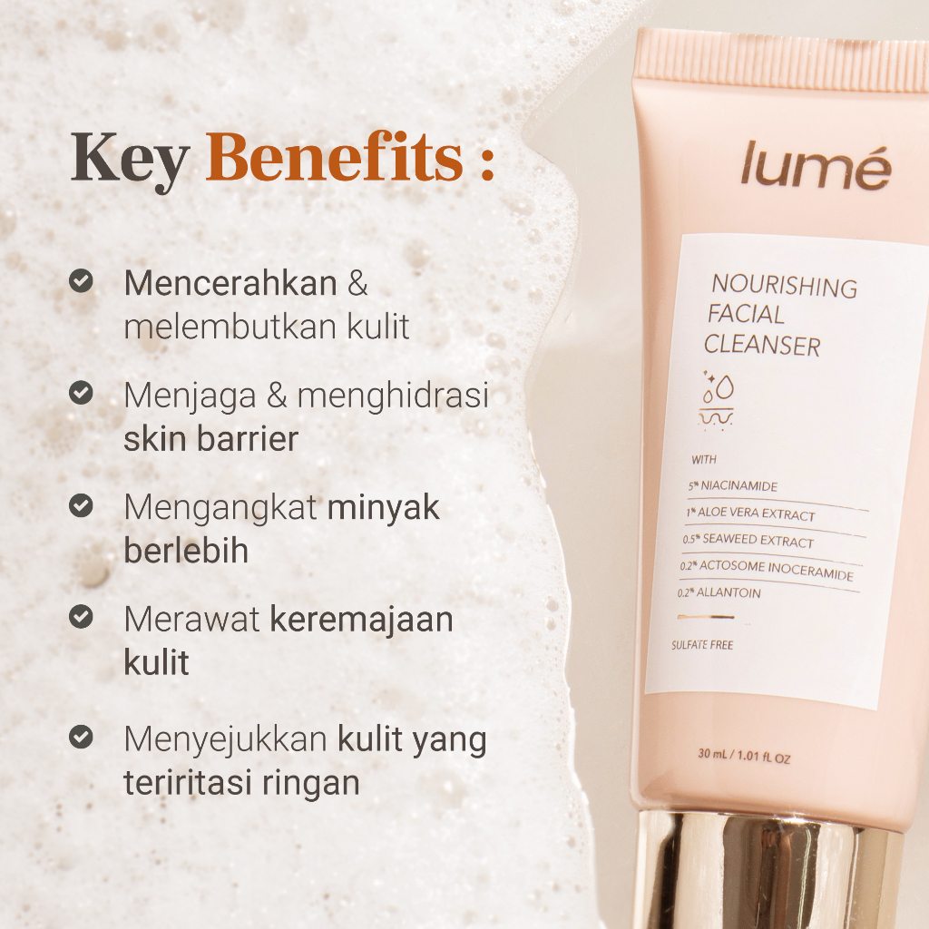 (Free Emas) Paket Bundling LUME Skincare Radiant Routine Set Travel Size