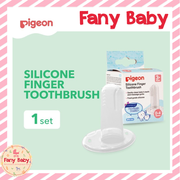 PIGEON SILICONE FINGER TOOTHBRUSH