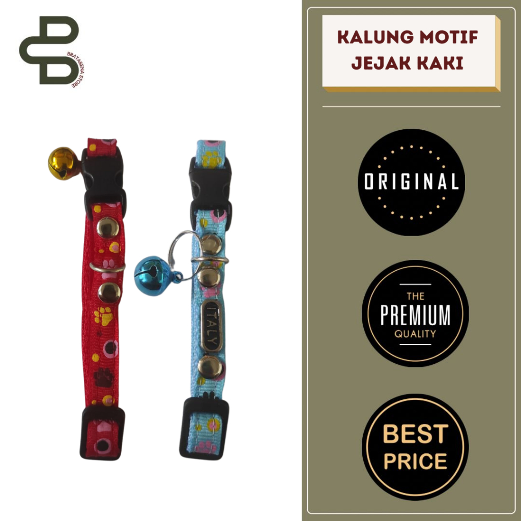 KALUNG MOTIF JEJAK KAKI / KALUNG HEWAN / PET COLLAR