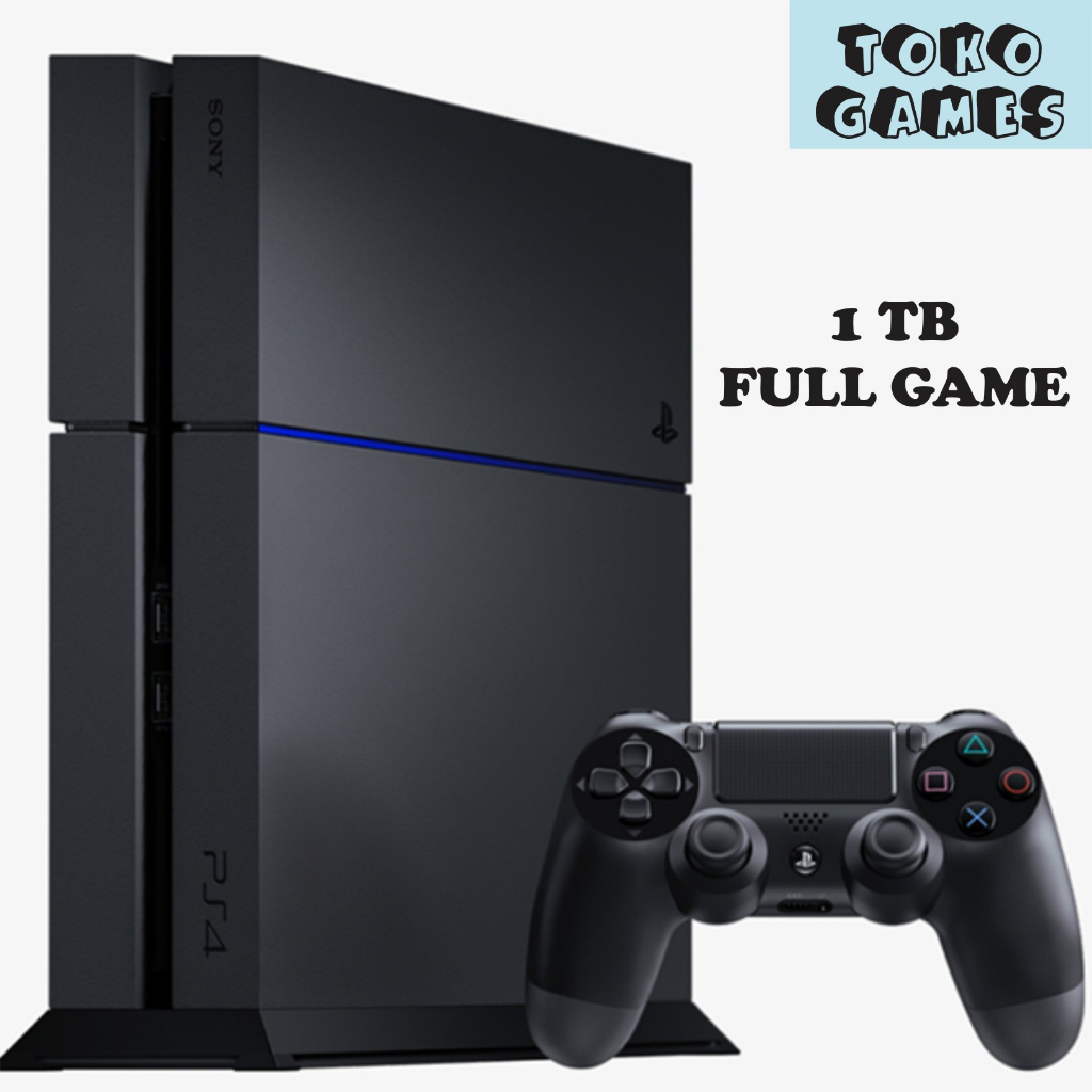 PS 4 [TOKO GAMES] TYPE FAT SONY + HDD 1 TB FULL GAME *EA play*-1