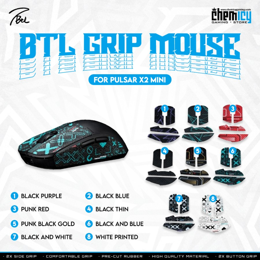 BTL Antislip Grip Mouse for X2 Mini