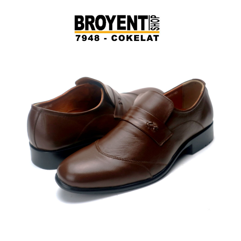 Sepatu pantofel Pria Kulit Asli 7948