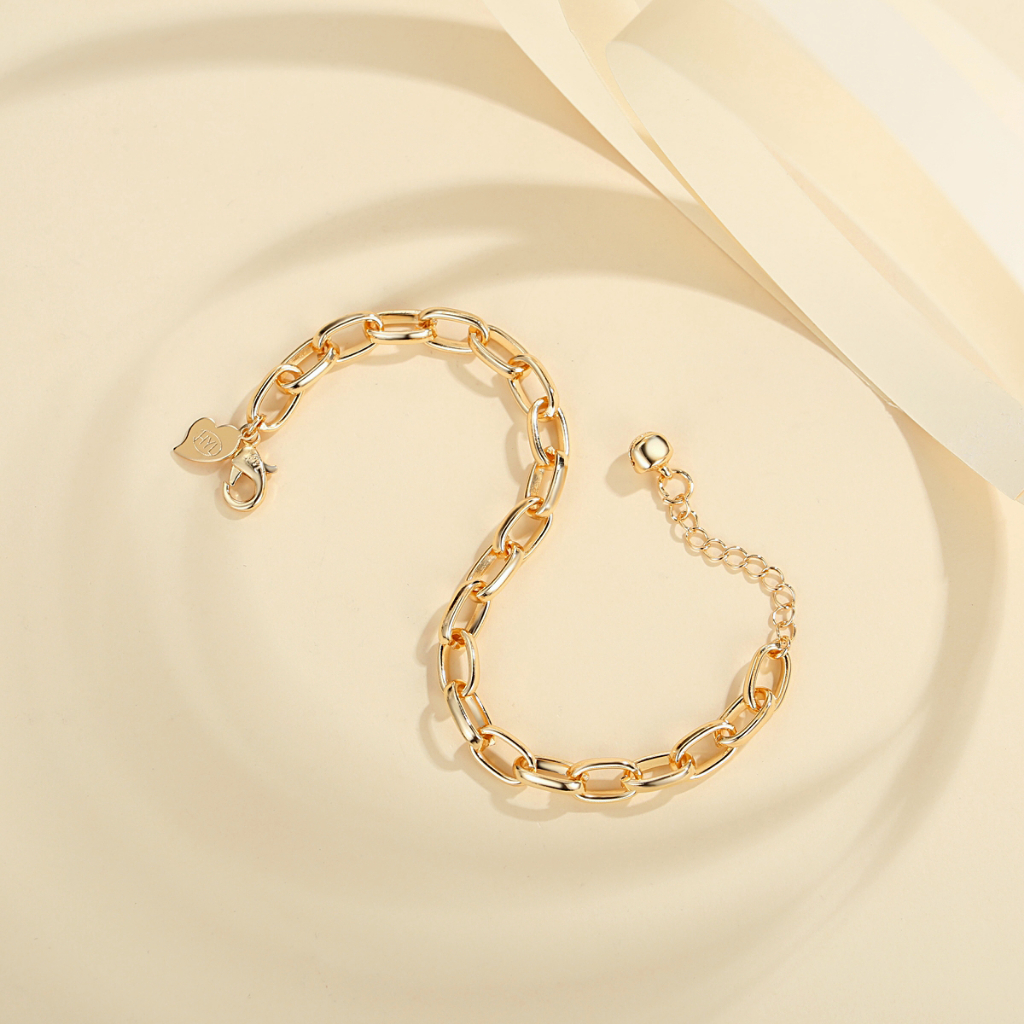 Y010 [COD✔] Gelang Fashion Rantai Korean Style Titanium Wanita Anti Karat Perhiasan Emas Aksesoris