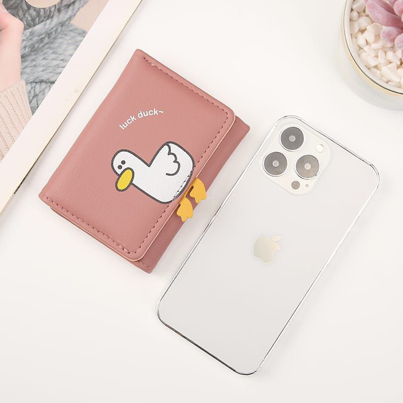 DW-16 Dompet lipat Wanita Mini Luck Duck