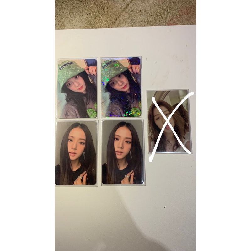 photocard jisoo bucket hat