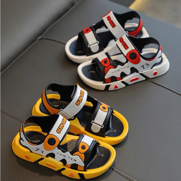 Sandal gunung Sepatu Sandal Anak Laki Laki Bahan PU Model Lucu 2-11 Tahun Import / Sandal Anak Cowok BEN - BEN Karet Jelly Import