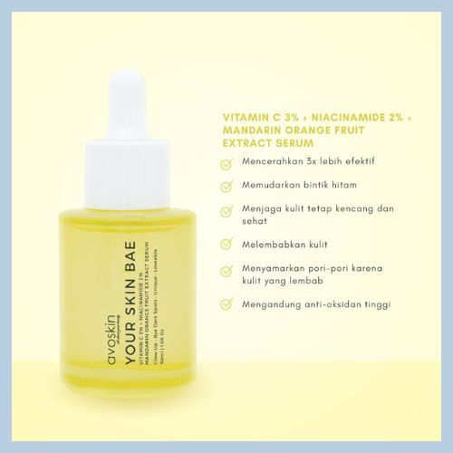 Avoskin Your Skin Bae Vitamin C Serum 30ml-Kulit Tampak Lebih Cerah