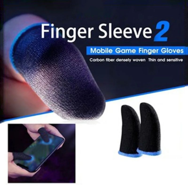 SARUNG JEMPOL WASP FEELERS Game US $0.92  69%OFF | 2pcs Gaming Finger Sleeve Game Controller Sweatproof Gloves Breathable Fingertips For Mobile Games Touch Screen Finger Cots