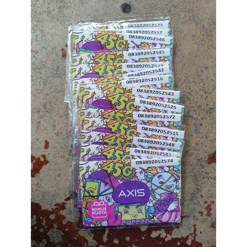 KARTU PERDANA AXIS 4GB_KARTU AXIS