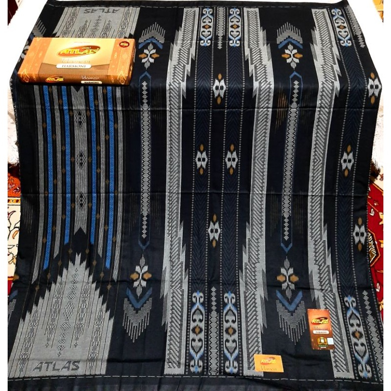 SARUNG ATLAS IDAMAN KEMBANG 555 / ATLAS IDAMAN HARMONI / ATLAS INFINITY SONGKET MOTIF BHS NEW MOTIF SARUNG ATLAS