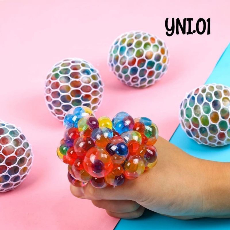 Mainan Pop it Squishy Karet Silikon / mess ball sqyuizyLucu Remasan / Mainan Penghilang Stres