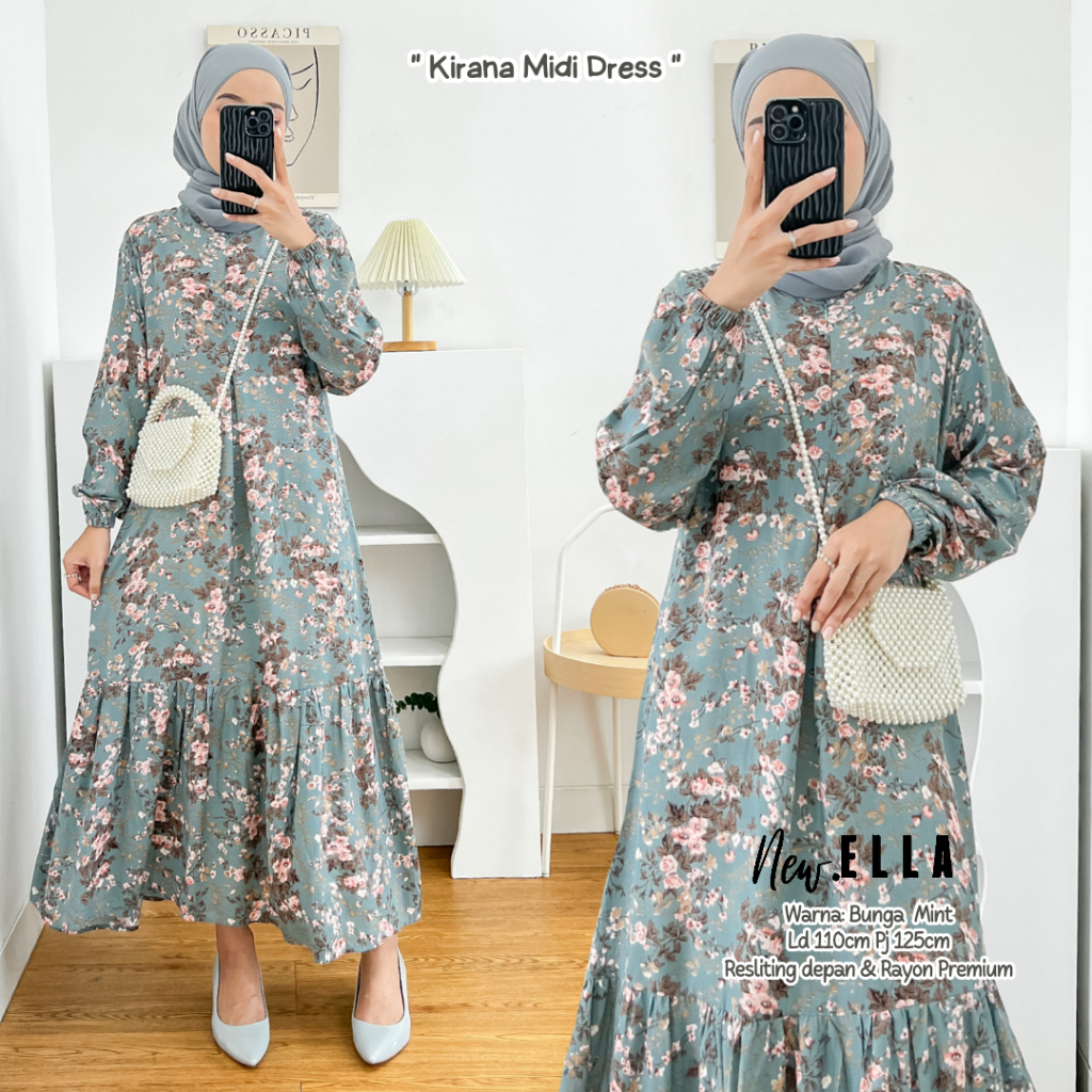 KIRANA MIDI DRESS BUSUI BY DLINK STORE / DRESS BUSUI