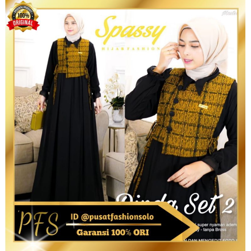 《Garansi ORI》DINDA SET - KEJORA SET ORIGINAL Product By SPASSY✔ | Rammi Import Mix Ceruty Armany | O
