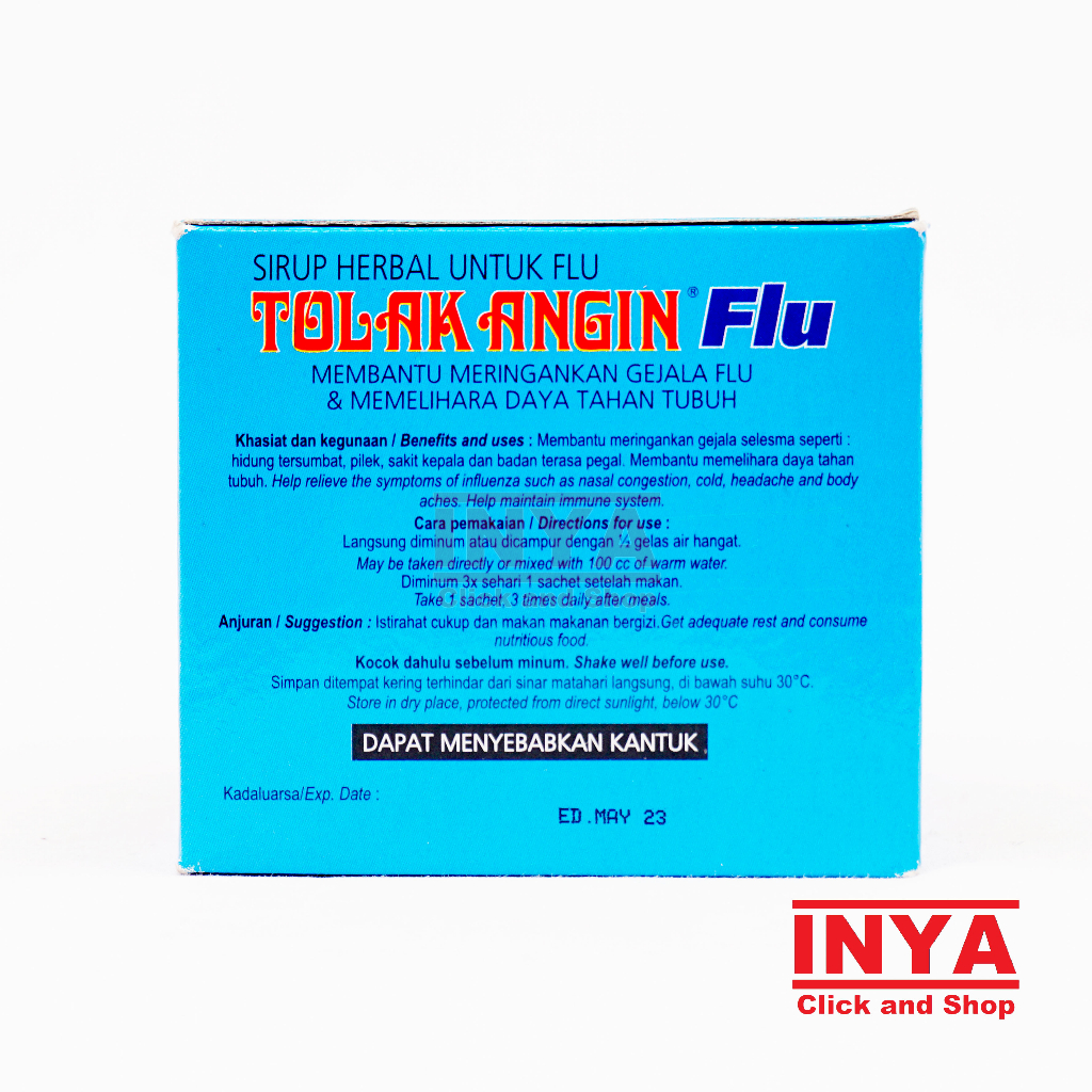 TOLAK ANGIN FLU SIDO MUNCUL 12x15ml BOX - Jamu