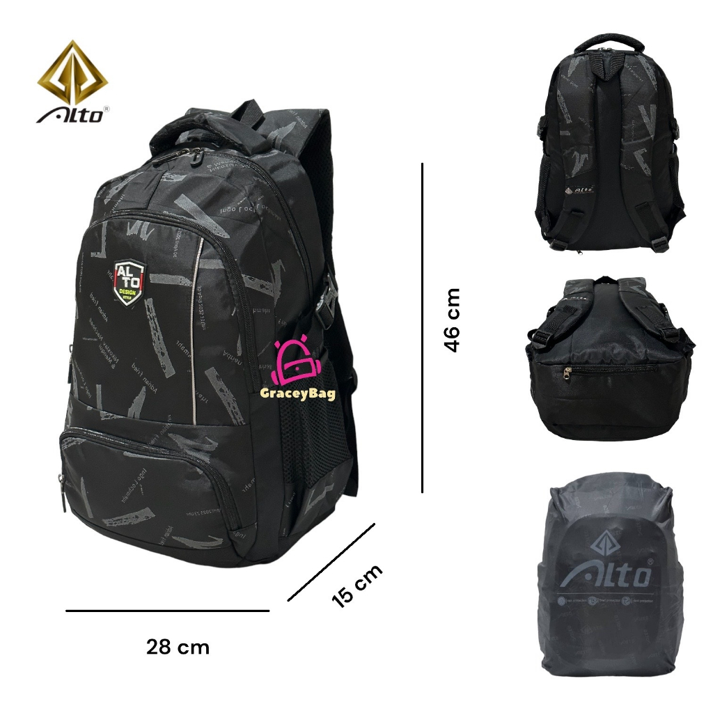 GB-75865B Tas Ransel Pria Alto Impor | Tas Ransel Laki-Laki | Tas Sekolah