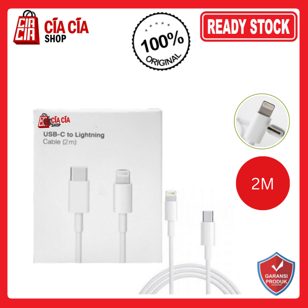 Kabel USB Type C to Lighting Cable Charging Original Kabel Charger Type C To Lighting Pro Max