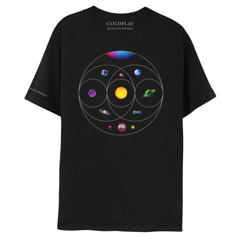 Kaos / Shirt merchandise coldplay