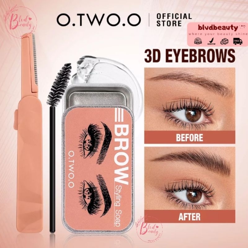 [BPOM] O.TWO.O Brow Styling Soap - Eyebrow Soap Brow Sculpt Lift Brow Styling Soap Waterproof Long L