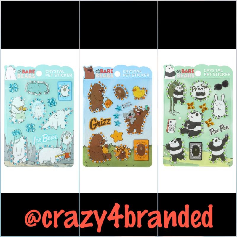 

Miniso × We Bare Bears Various Stickers