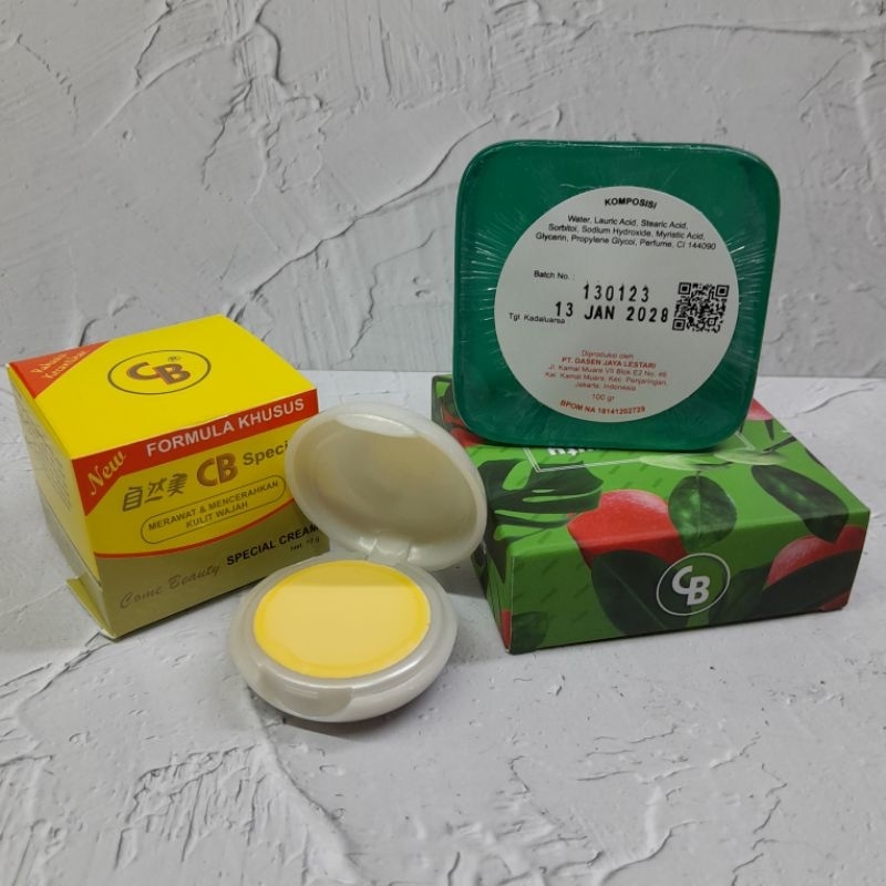 PAKET CREAM DAN SABUN CB COME ORIGINAL