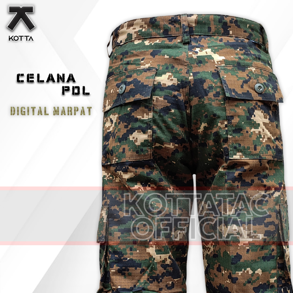 CELANA PDL LORENG DIGITAL MARPAT - CELANA CARGO  PANJANG LORENG MARPAT - CELANA CARGO LORENG MARPAT US ARMY