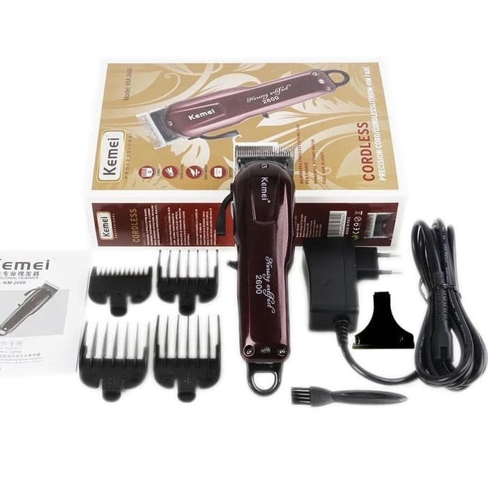 COD Alat Cukur Rambut  Kemei KM-2600 Original Hair Clipper Alat Cukur Rambut Kemei KM-2600