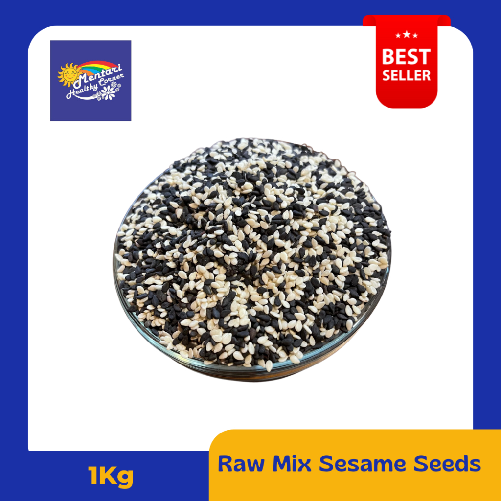 Wijen Campur Hitam Putih 1Kg / Mix Sesame Seeds 1Kg