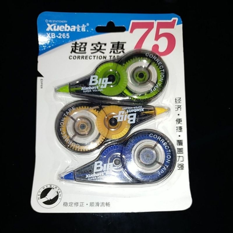 

Tip-ex / Tip ex / Correction Tape / Penghapus Pulpen / Tip ex kertas/ Tip ex kering