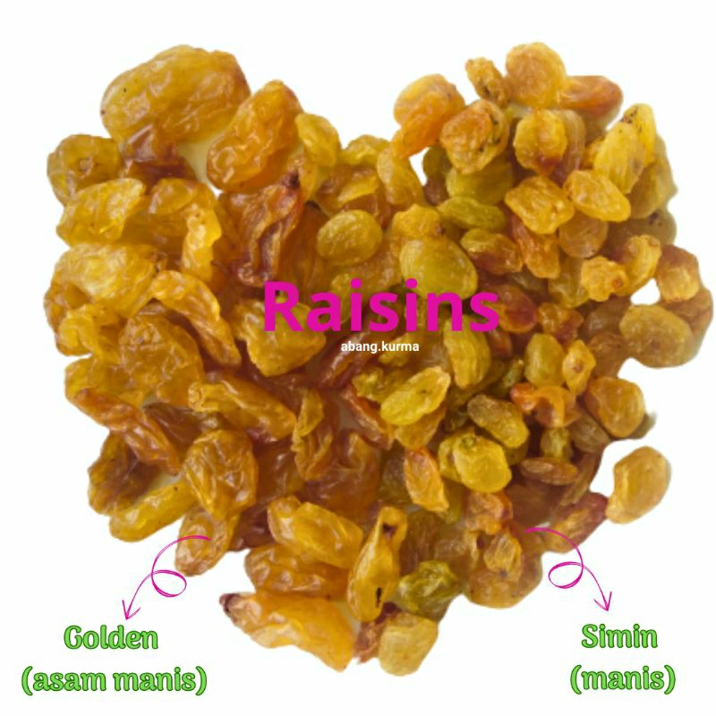 

Kismis Simin Golden Raisins 500gr