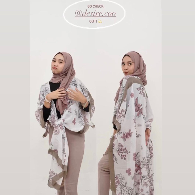 ABAYA SCARF / LONG OUTER SCARF BY DESIRE.CO