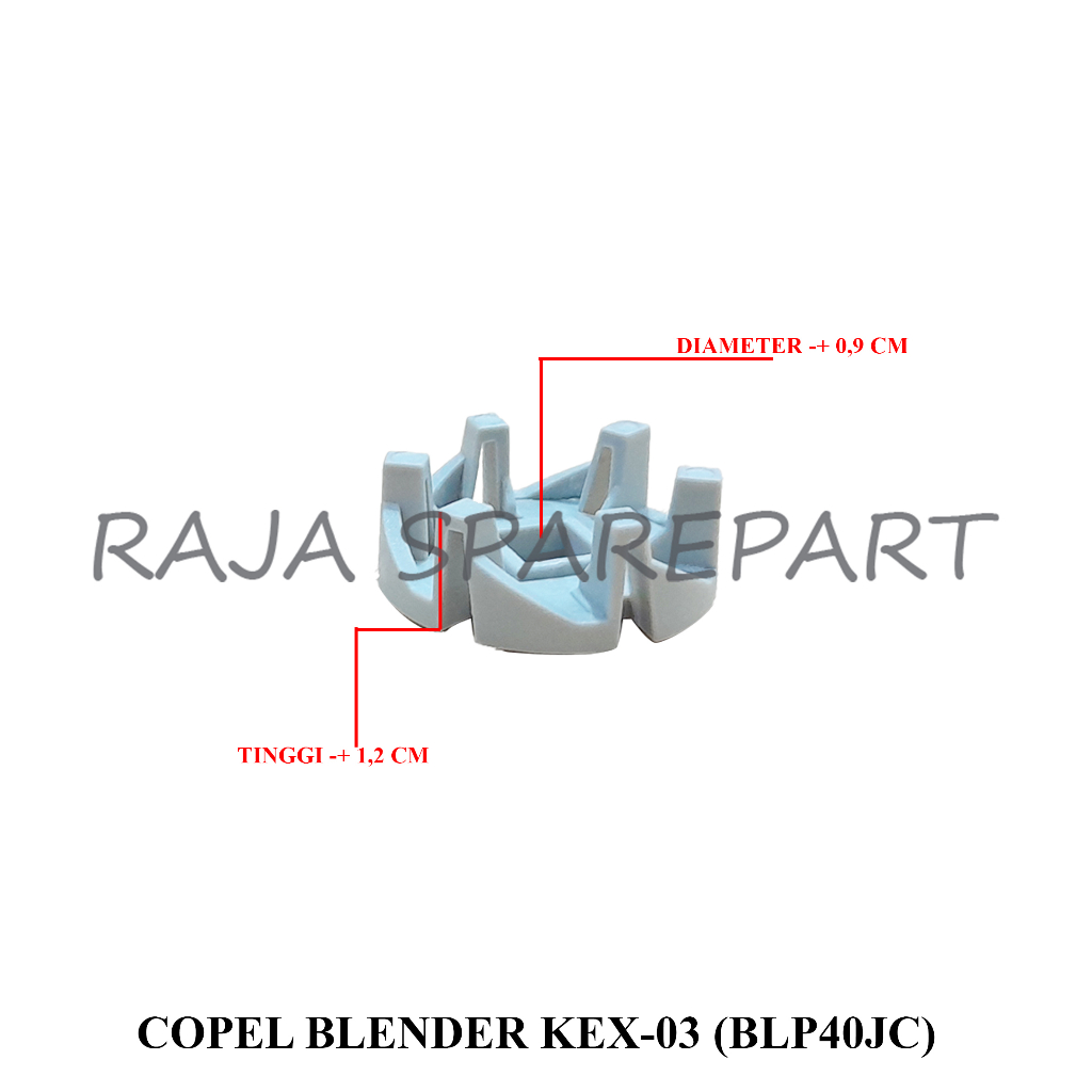 CB07 Gigi Plastik Konektor Blender / Copel Gigi Blender / Copel Blender KEX-03(BLP4OJC)