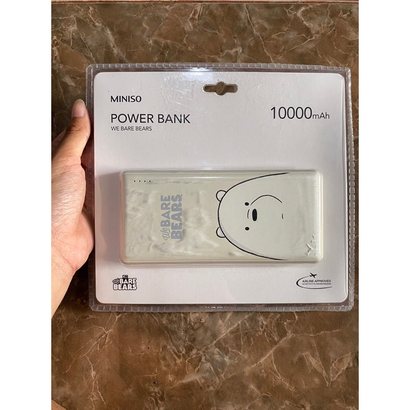 Miniso Powerbank we bare bears 10.000 mAh