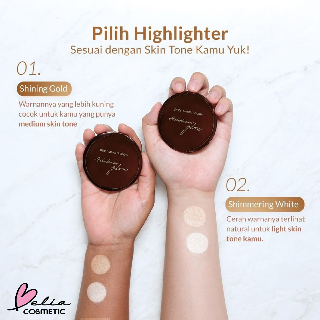 ❤ BELIA ❤ PIXY Make It Glow a Whole New Glow Highlighter  | BPOM