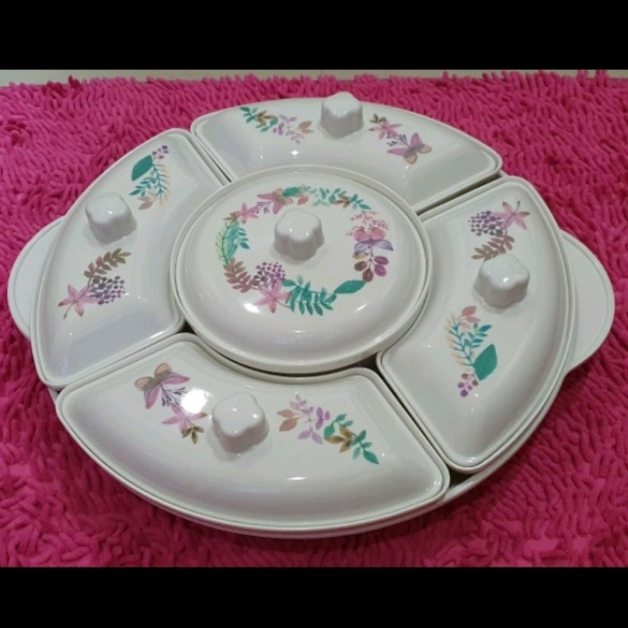 Prasmanan Set Melamin Onyx / Wadah Saji (45 cm)