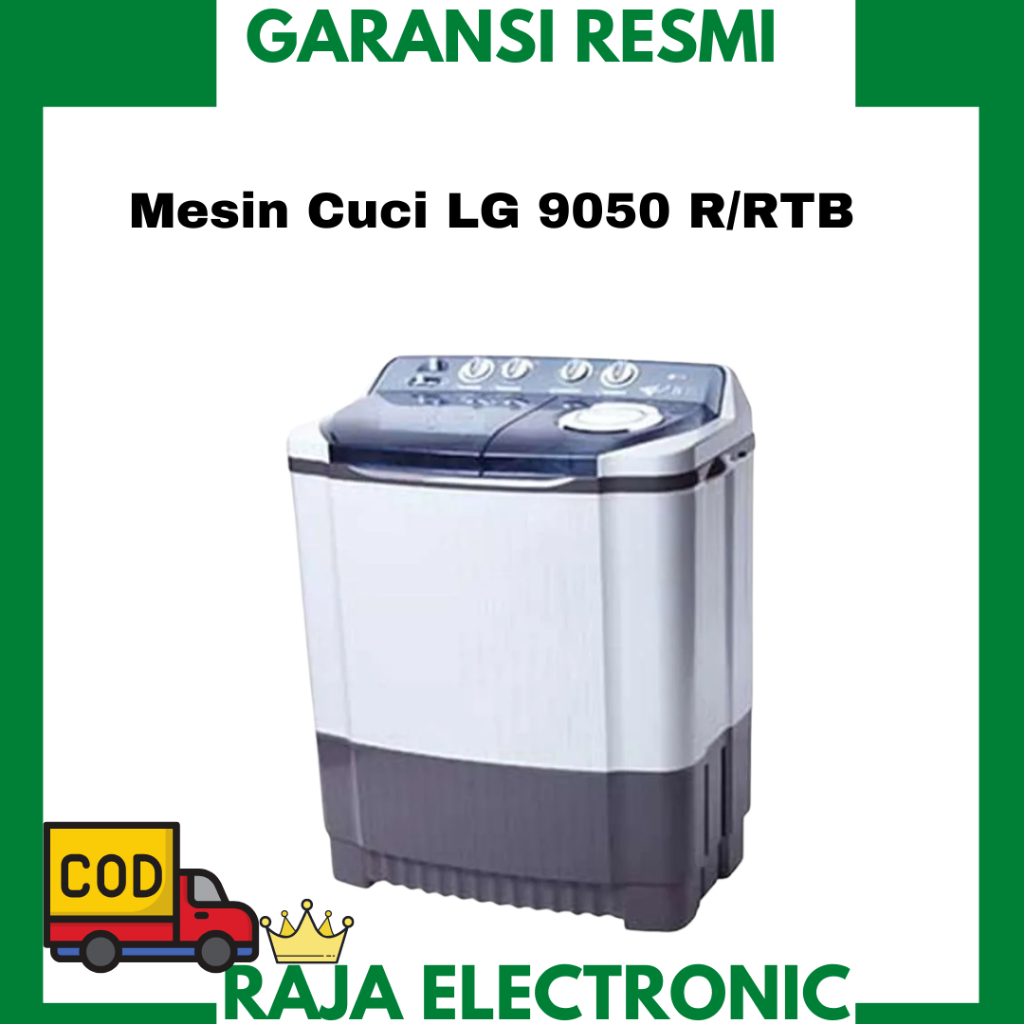 LG Mesin Cuci P 9050 R/RTB 2 tabung 9Kg