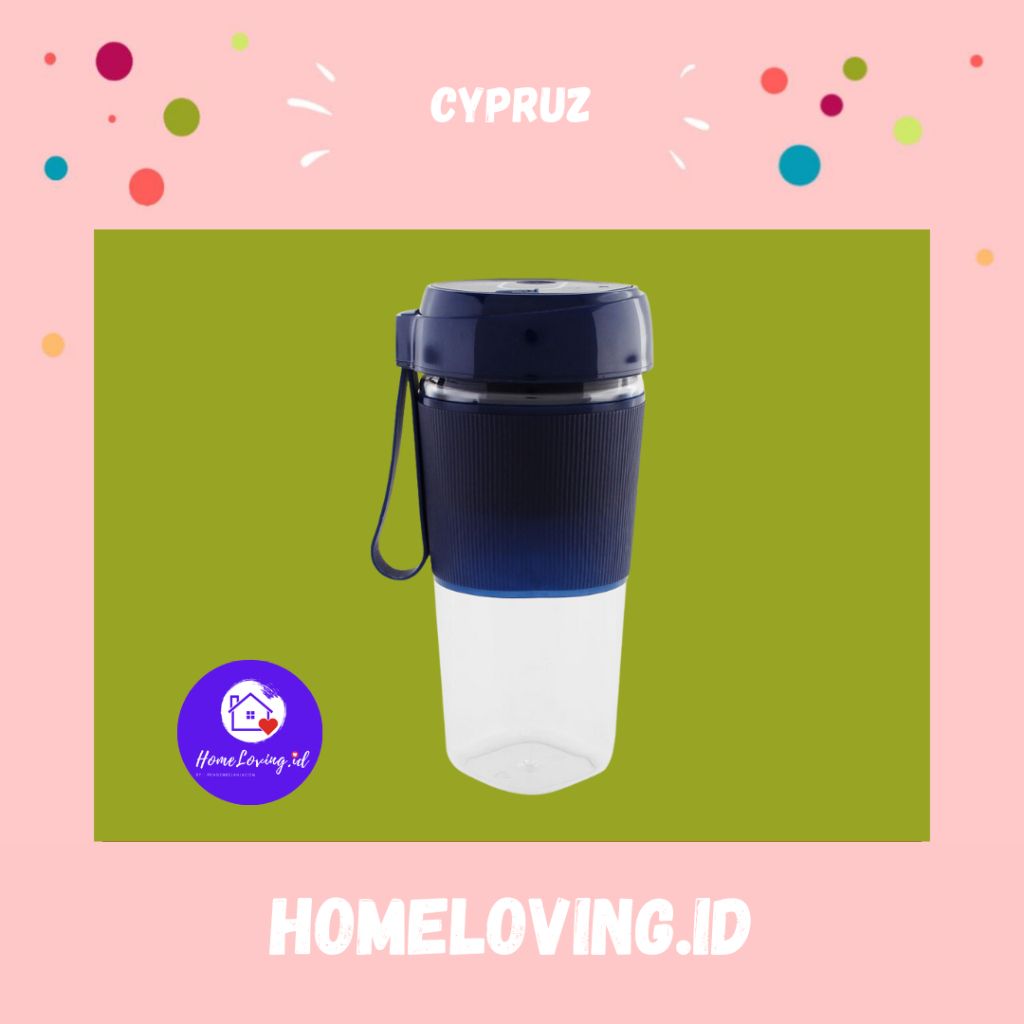 BLENDER PORTABLE / CYPRUZ BLENDER USB PORTABLE / BLUE