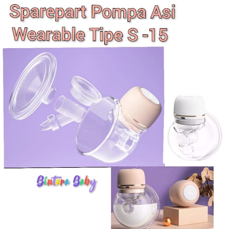 Sparepart Pompa Asi Wearable Handsfree S15 Harcoo Valve Diafragma Pompa Asi Harcoo Caredia S 15