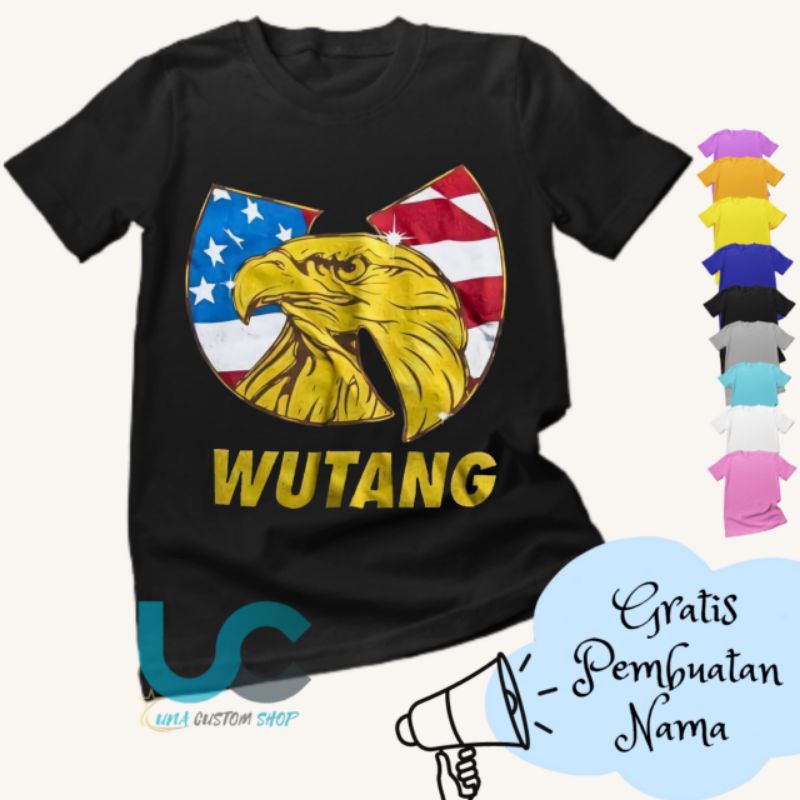Kaos Anak Wutang | Baju Anak Wutang | Kaos Anak Sablon | Kaos Anak Custom Terbaru (FREE NAMA)