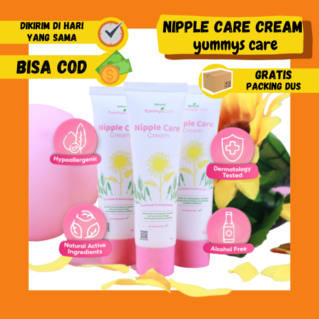 Nipple Care Cream Yummys Care Yummy's Krim Puting Menyusui Bayi Ibu Busui