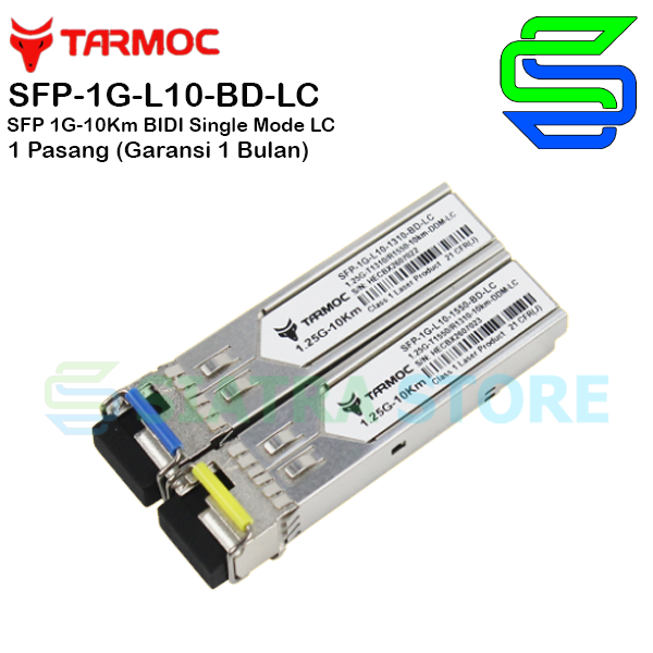 Tarmoc SFP-1G-L10-BD-LC | SFP 1G BiDi 10KM SM LC | SFP 1G 10KM LC