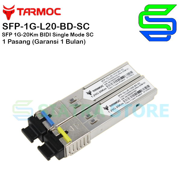 SFP 1G BIDI 20KM l Singlemode SC Mikrobits, Mikrotik, Cisco Compatible