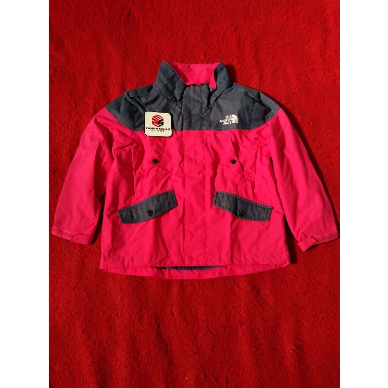 Jaket Anak TNF Pink Jeans Original Preloved