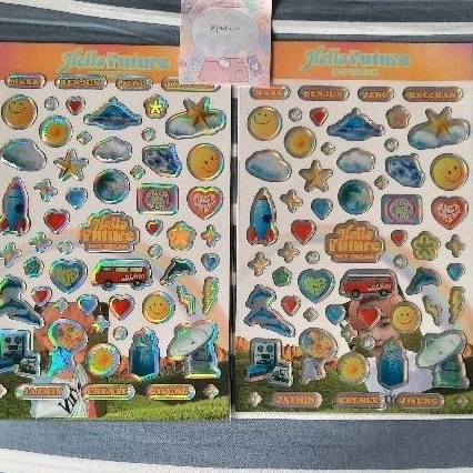 NCT DREAM CHENLE JISUNG HF EPOXY STICKER SEALED HELLO FUTURE MD PC PHOTOCARD