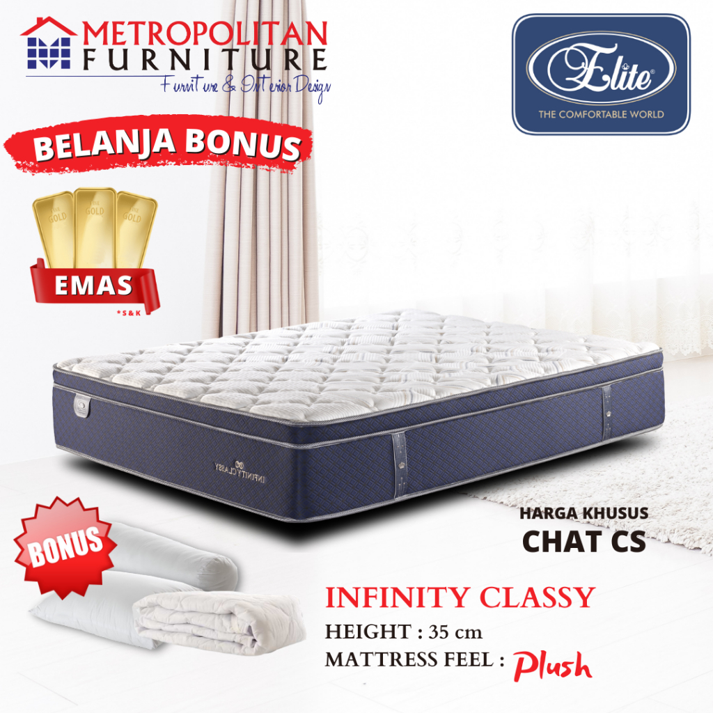 Kasur Springbed Elite Classy Spring bed matras